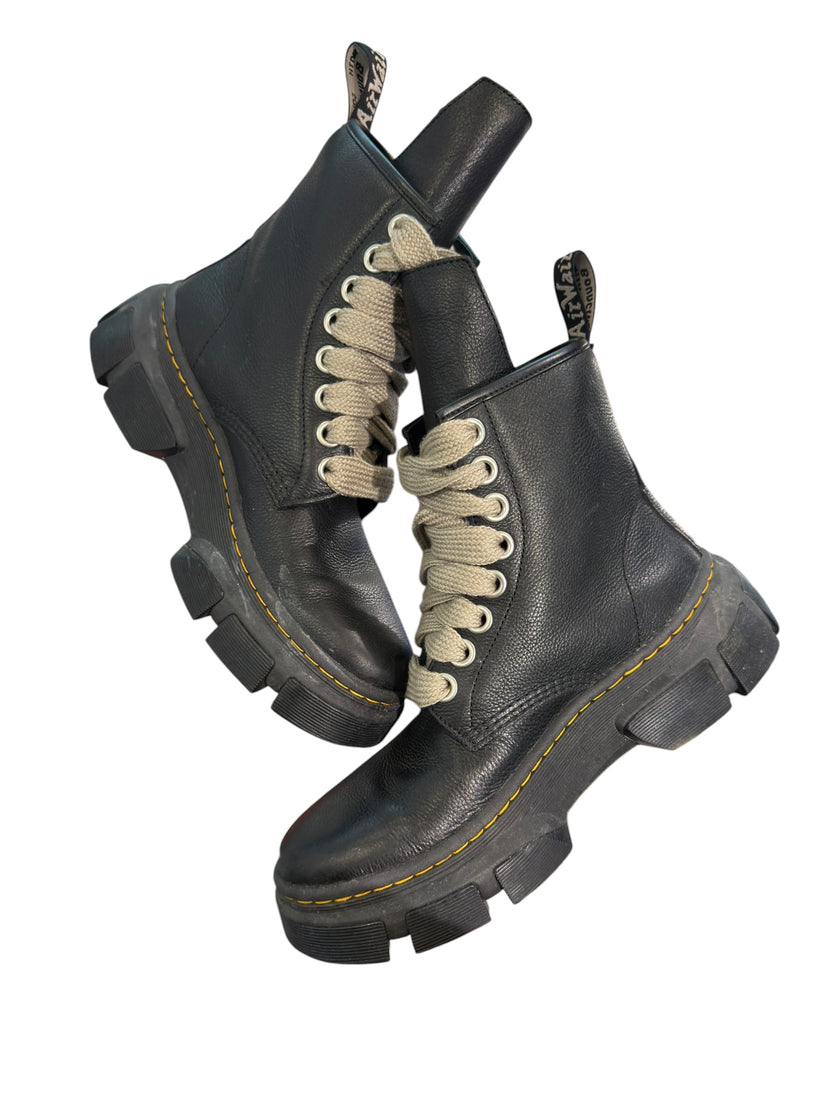 Dr. Martens 1460 DMXL Jumbo Lace Zip Boot Rick Owens Black