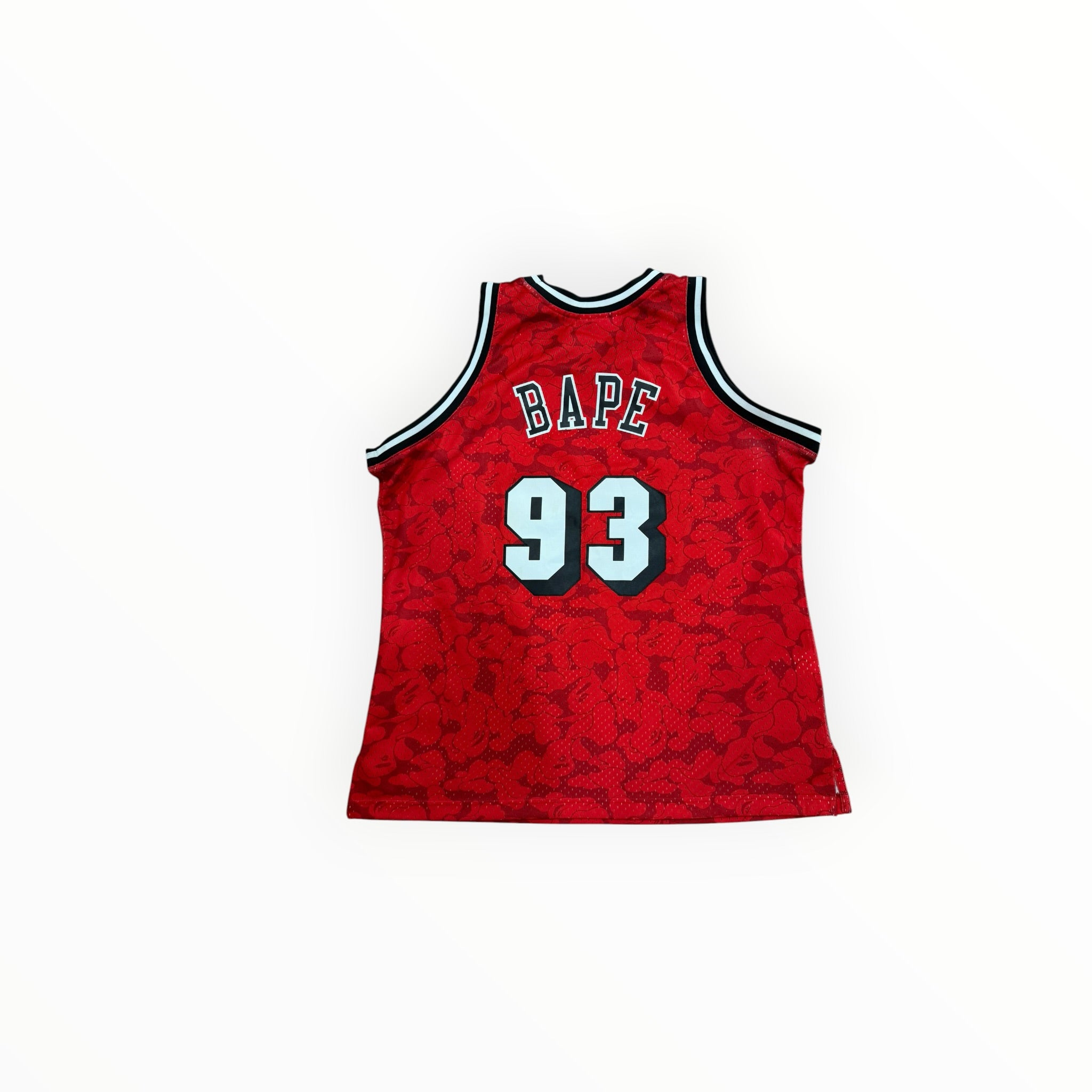 BAPE x Mitchell & Ness Miami Heat Jersey Red
