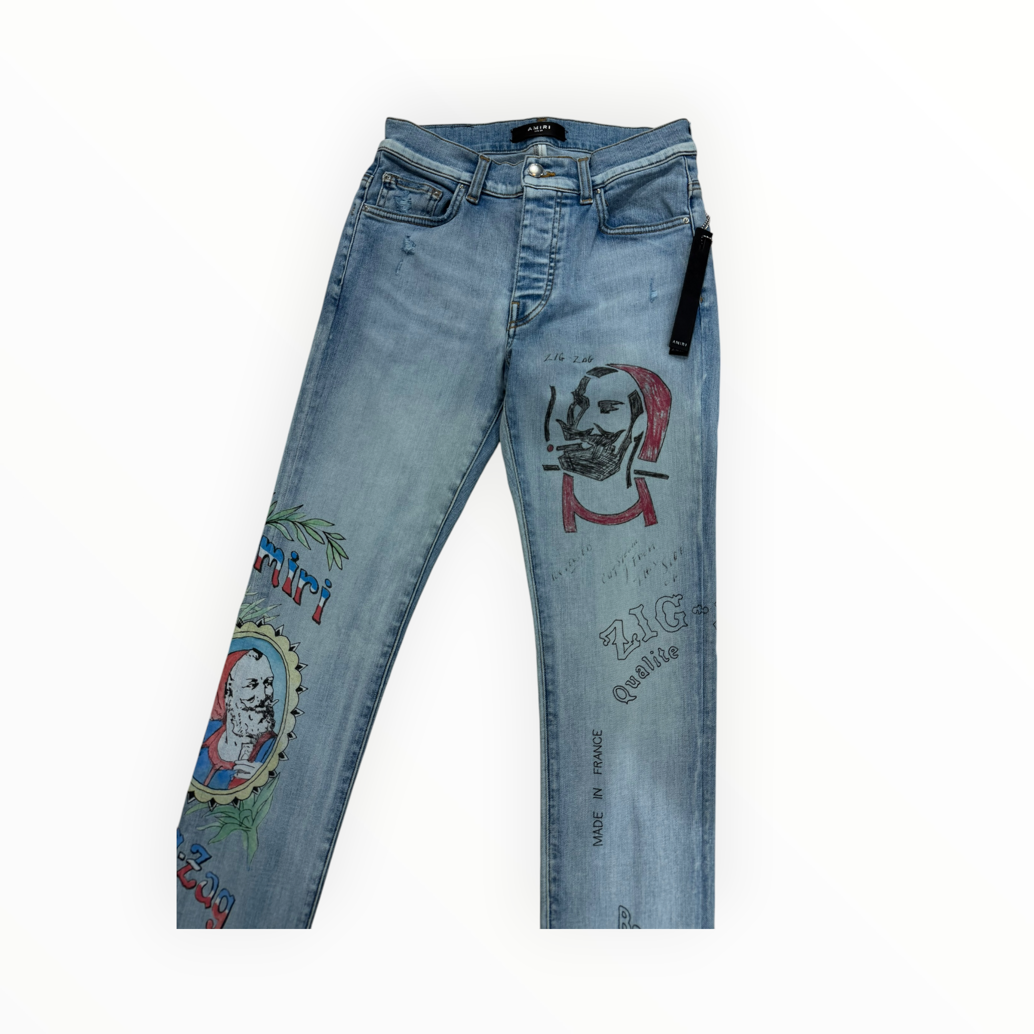 Amiri x Zig Zag Denim