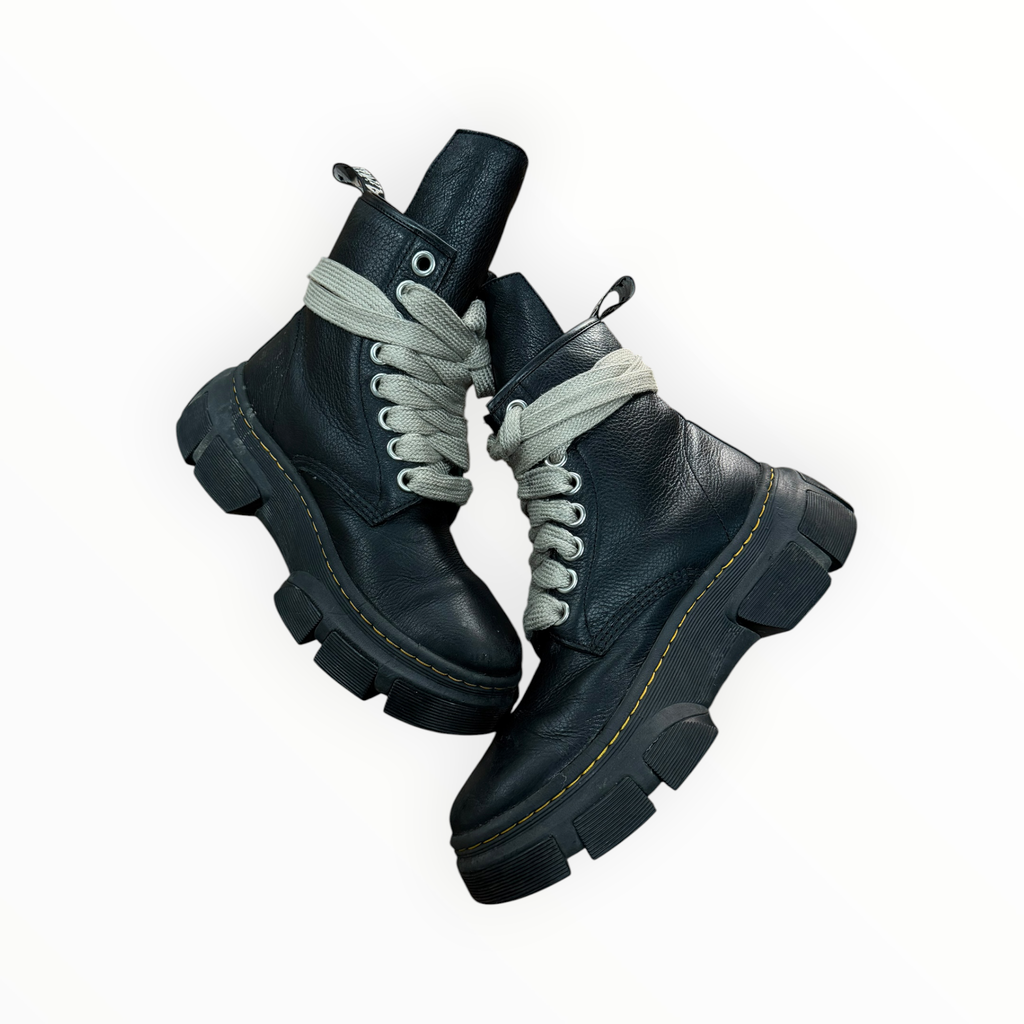 Dr. Martens 1460 DMXL Jumbo Lace Zip Boot Rick Owens Black