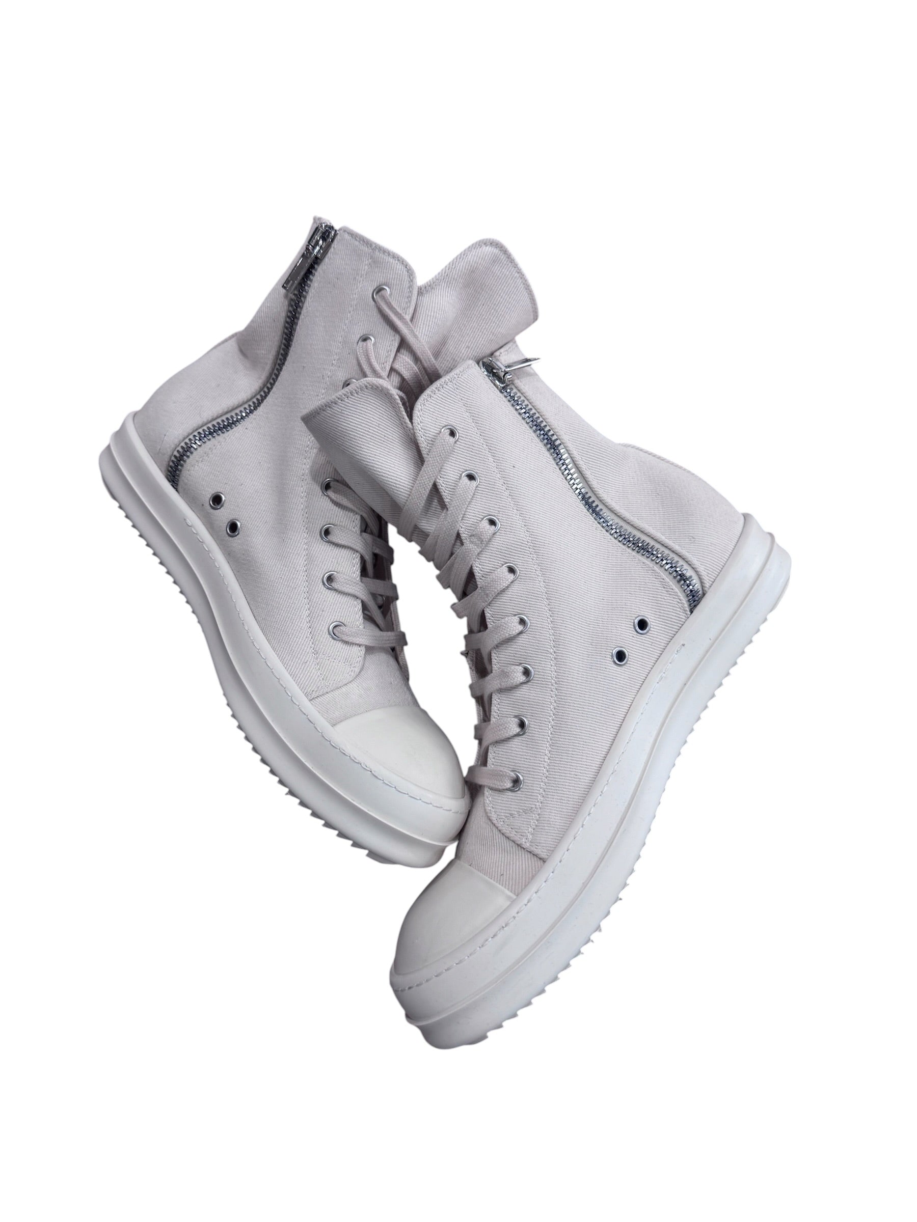 Rick Owens DRKSHDW High Top Cream