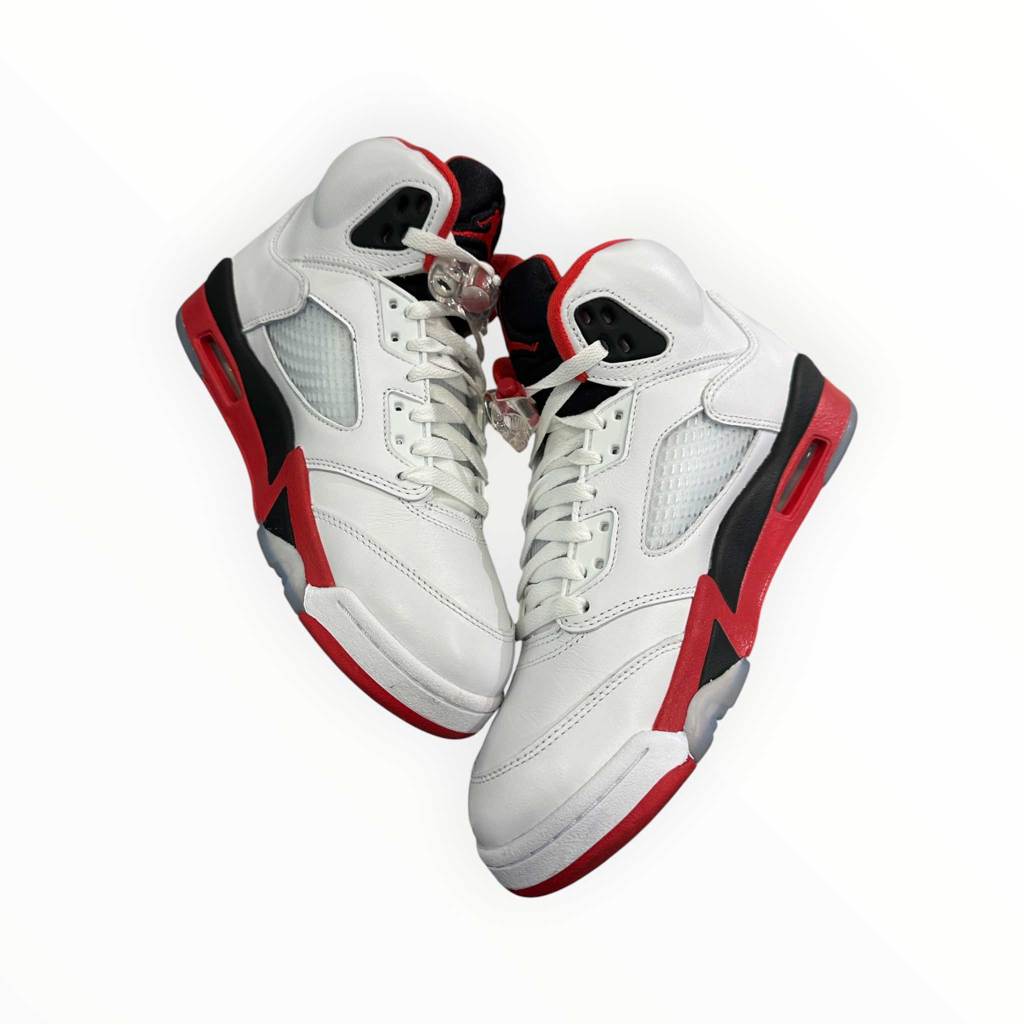 Jordan 5 Retro Fire Red Black Tongue (2025)