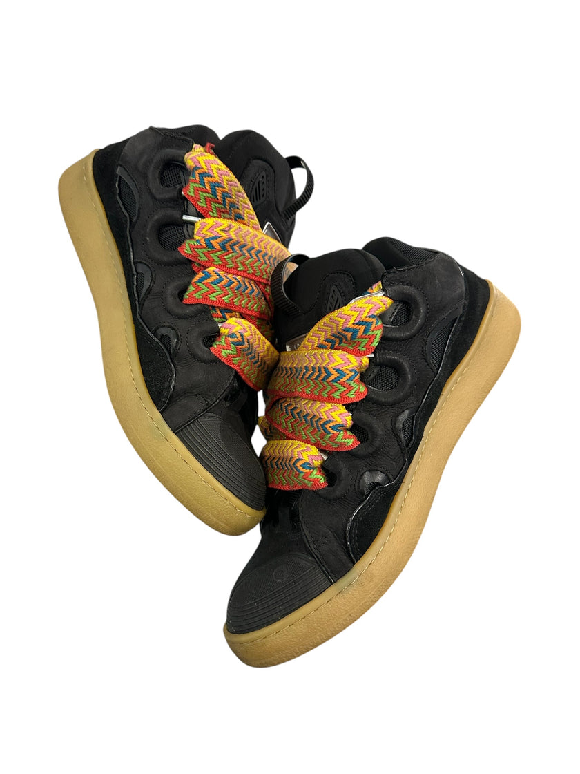 Lanvin Curb Sneaker Black/Multi Color