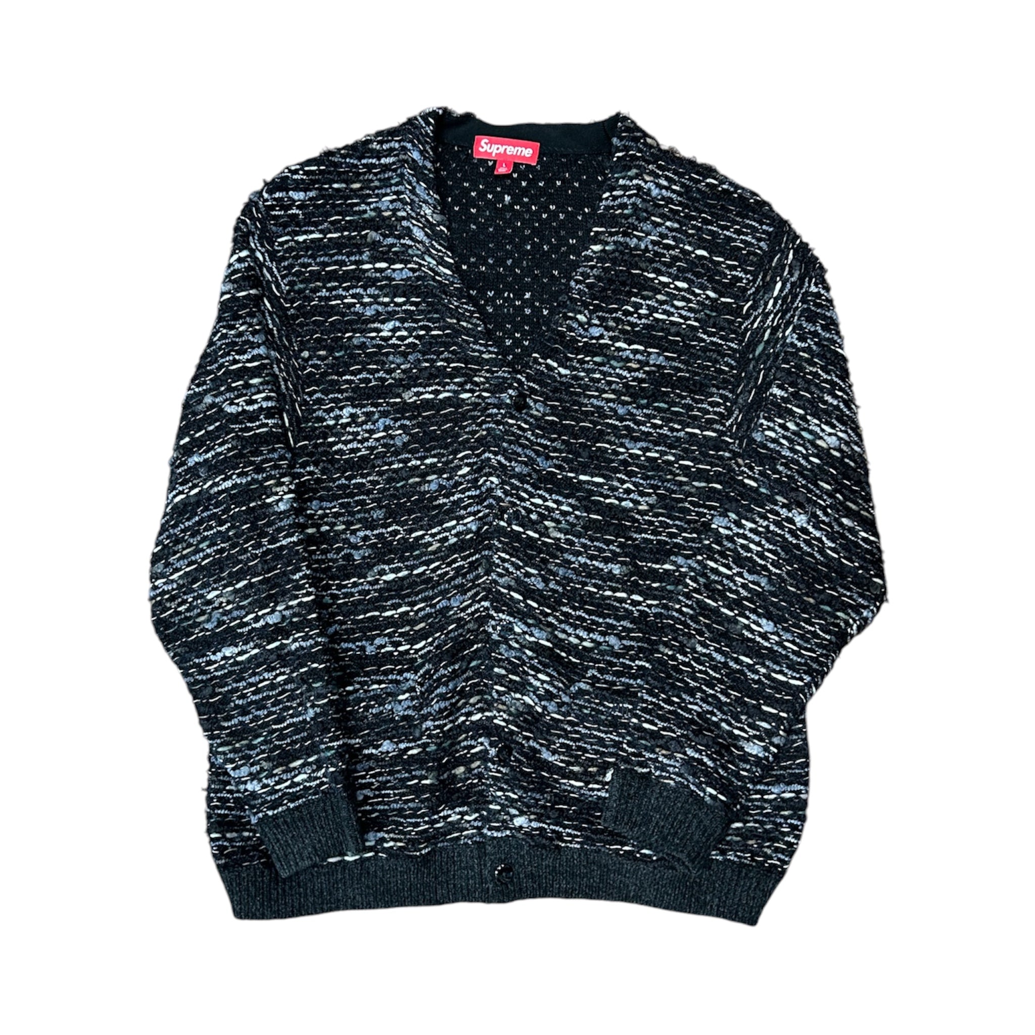 Supreme Textured Cardigan Black