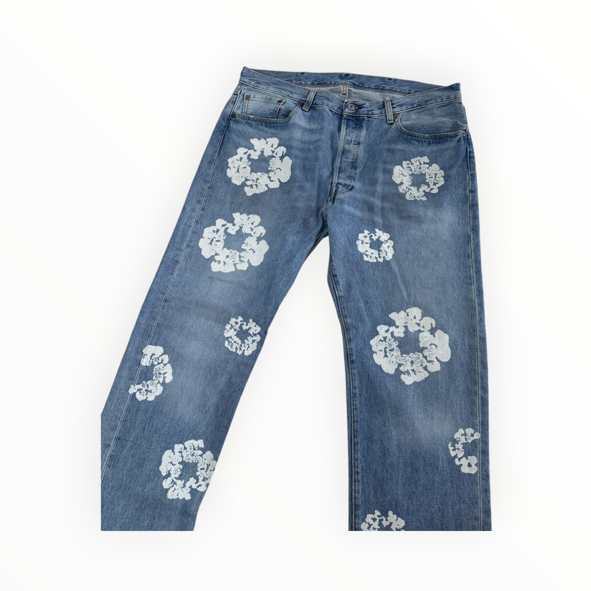 Denim Tears x Levi's Cotton Wreath Jean Light Wash