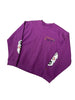Chrome Hearts Matty Boy I Want More Not Less Crewneck Purple
