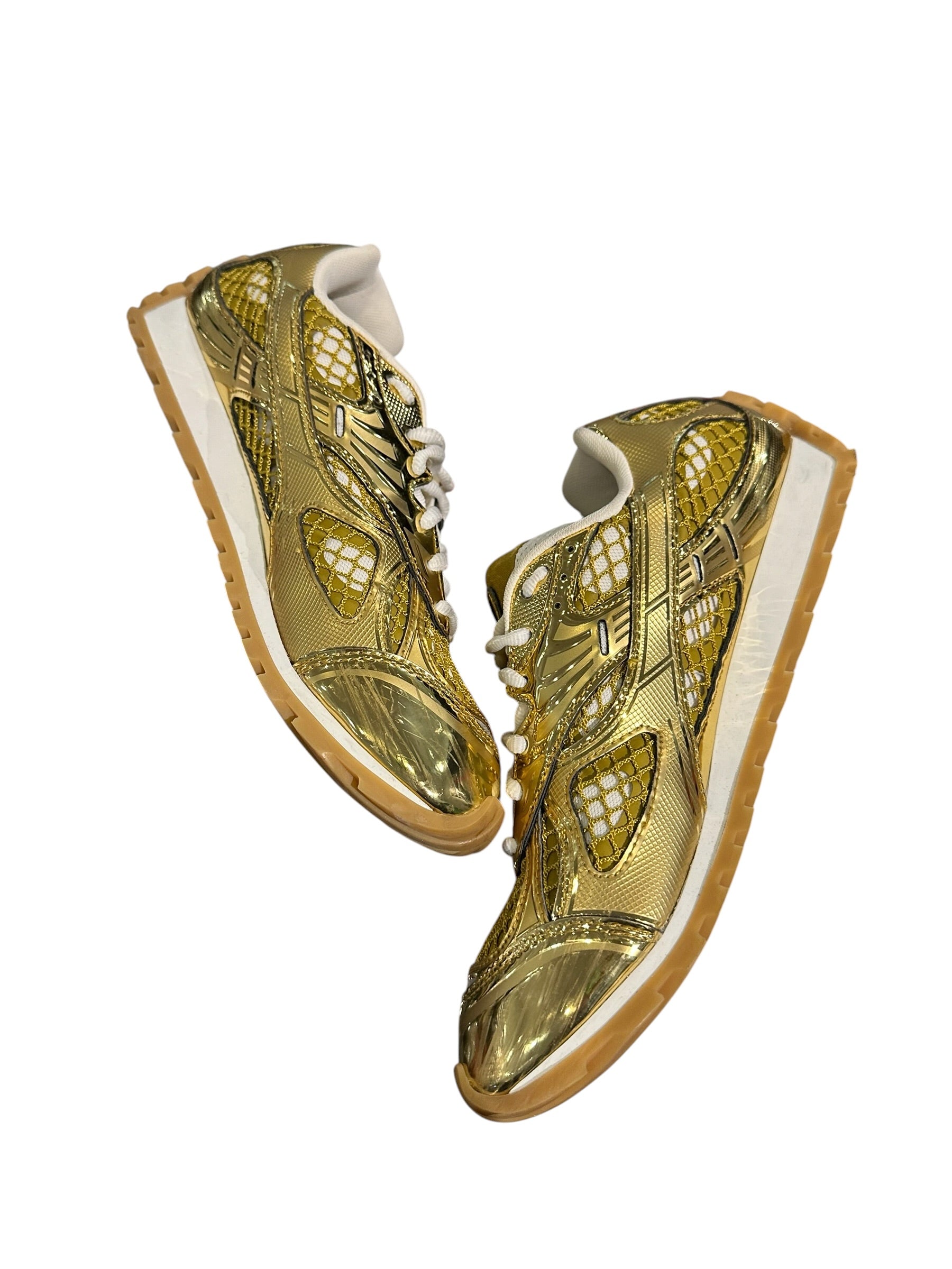 Bottega Veneta Gold White