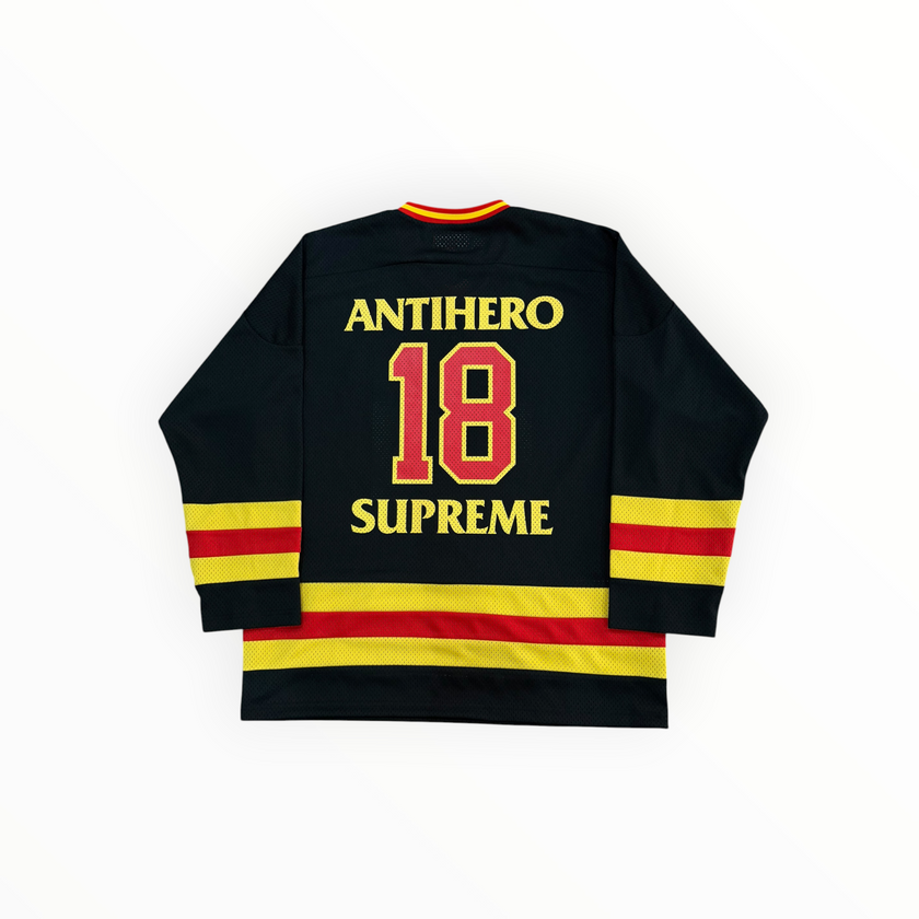 Supreme ANTIHERO Ozzy Hockey Jersey Black