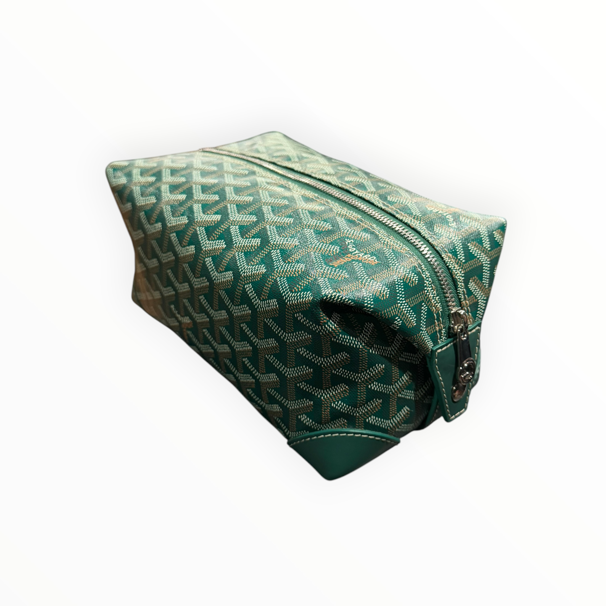 Goyard Bowling 25 Toiletry Bag Green