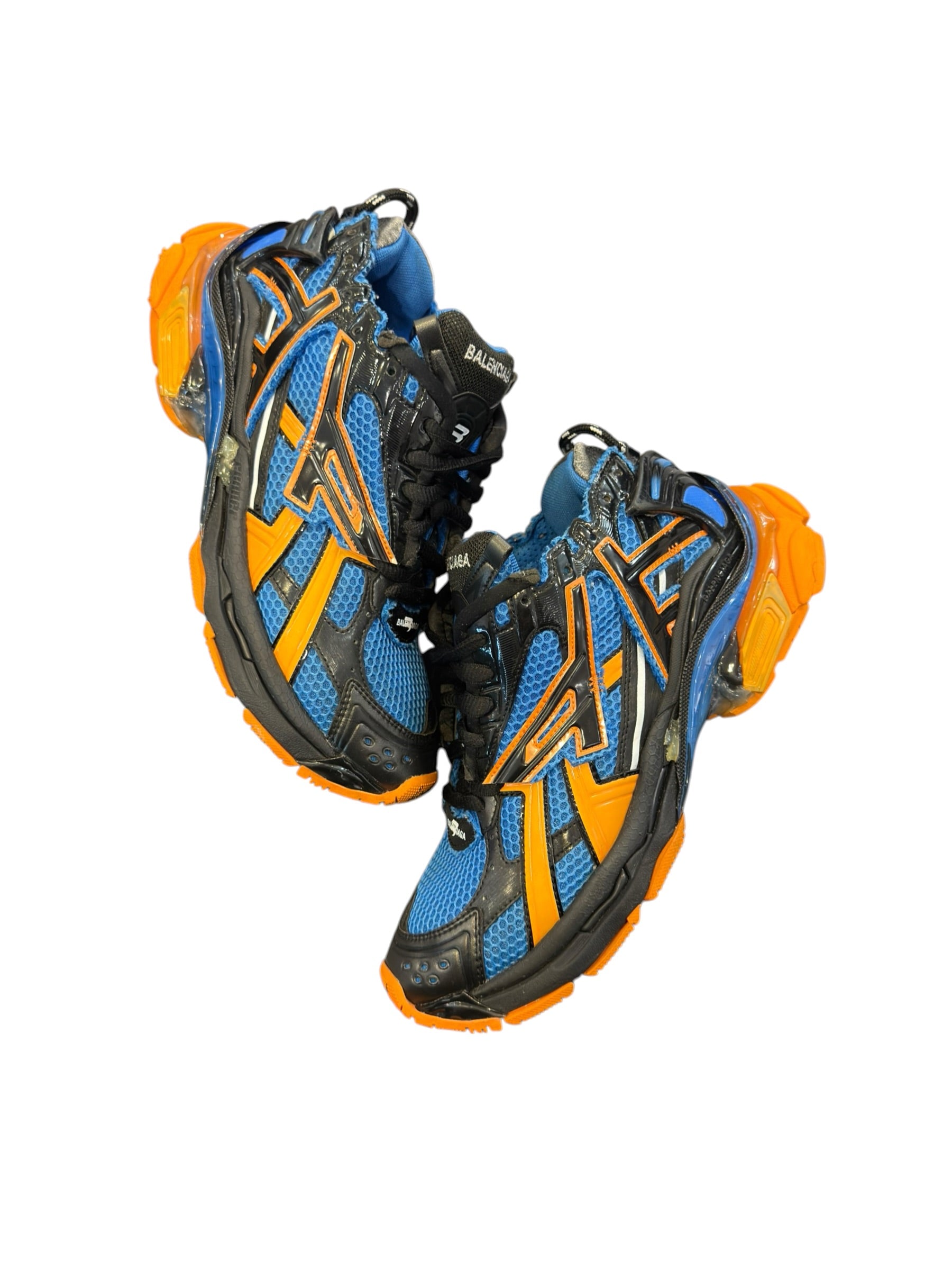 Balenciaga Runner Sneaker Orange/Blue