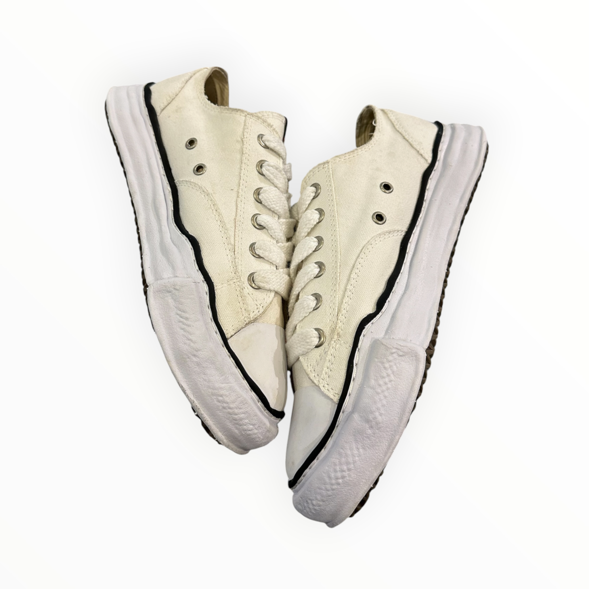 Maison Mihara Yasuhiro Peterson OG Sole Canvas Low White