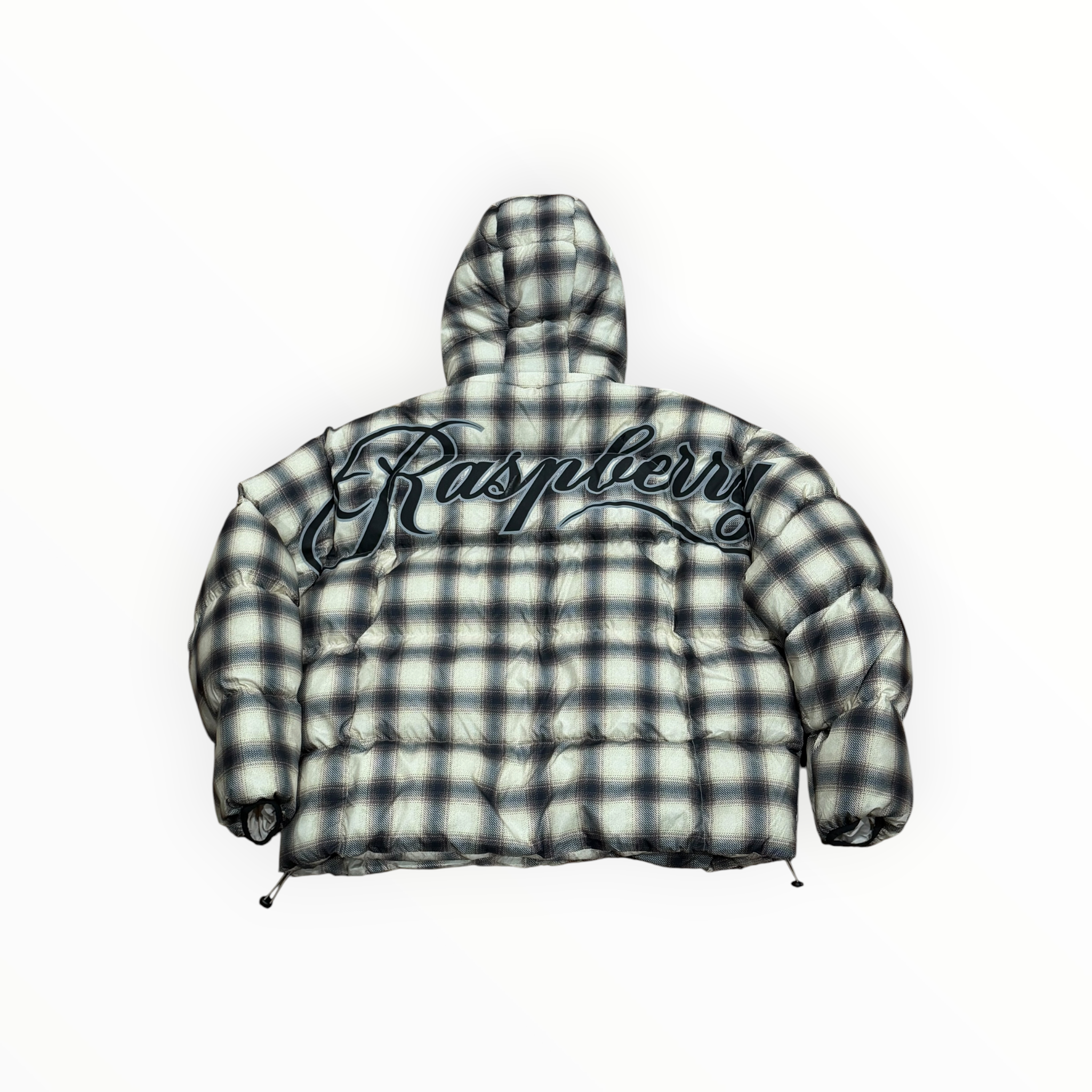 GV Gallery Raspberry Hills Plaid Hooded Puffer