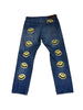 Kapital Smiley Face Embroidered Denim Jeans