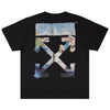 Off-White Colour Painting Diagonal Arrows Tee Black