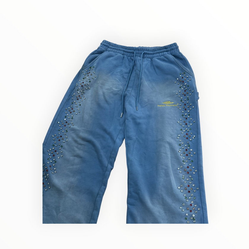 HMDD Blue Crystal Sweatpants