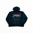 Sp5der P*NK Hoodie Black