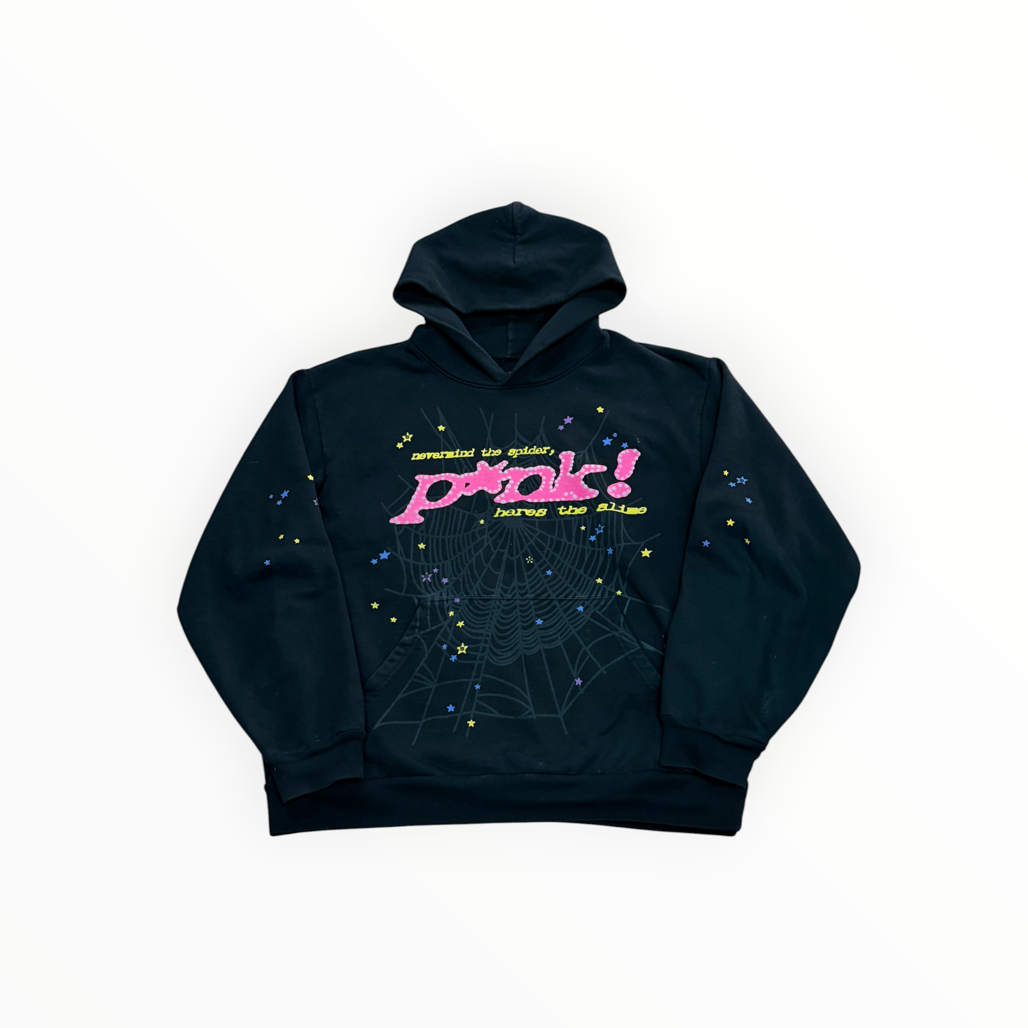 Sp5der P*NK Hoodie Black
