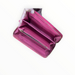 Prada Purple Saffiano Zip Wallet