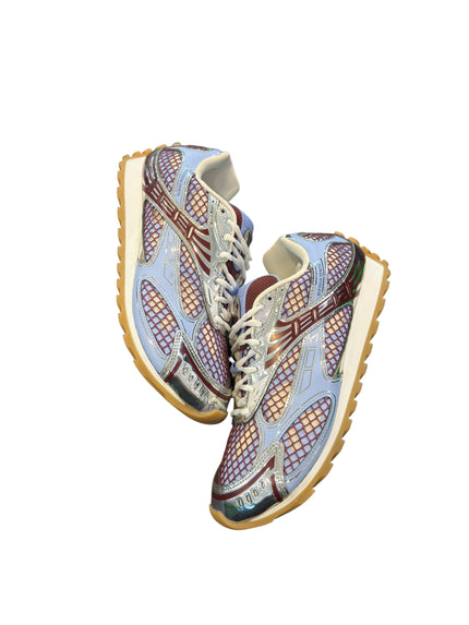 Bottega Veneta Orbit Sneaker Barolo Blue Bell