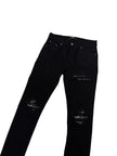 Amiri MX1 Paisley Black Denim