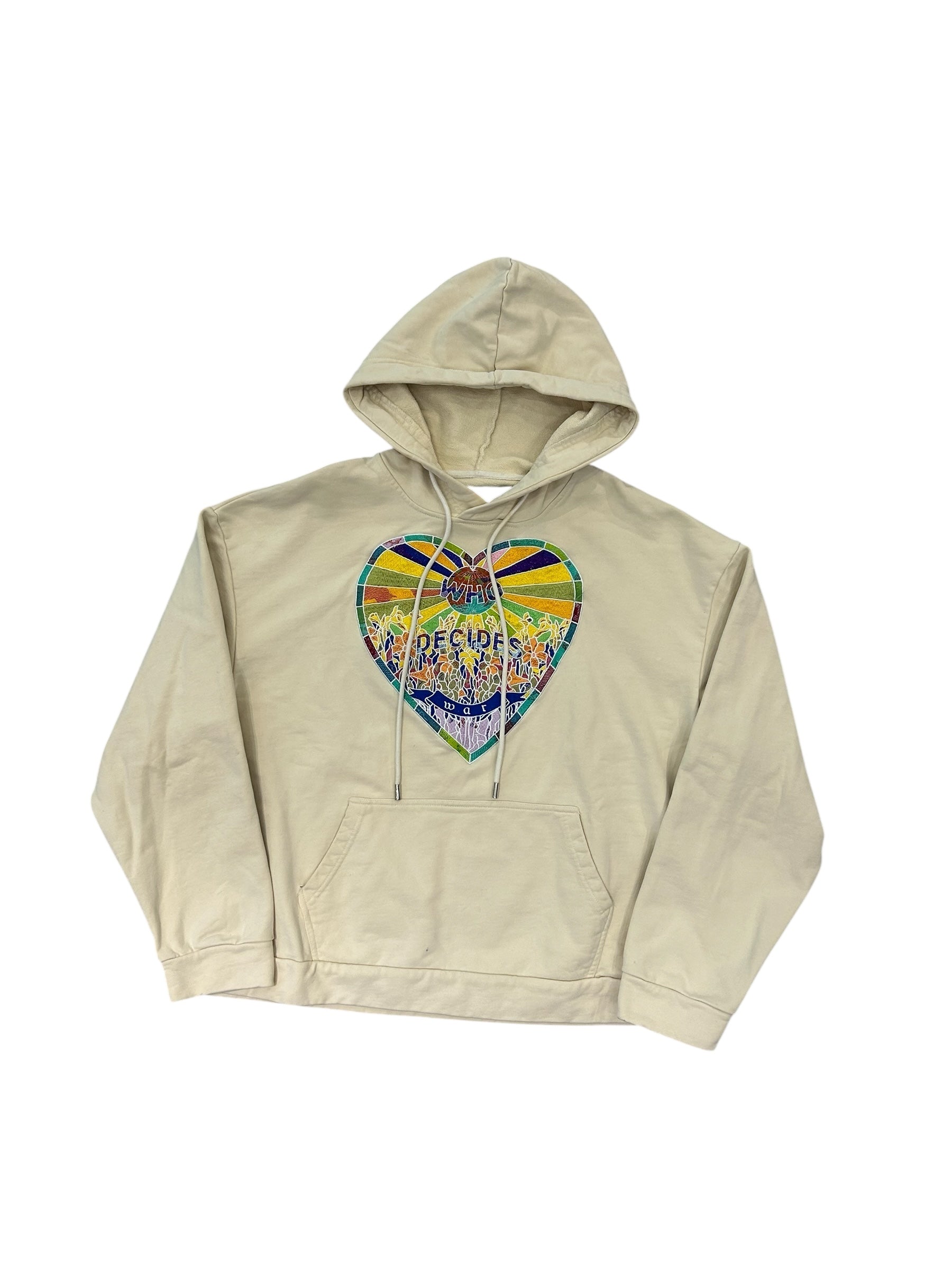 Who Decides War Endearment Hoodie Cream