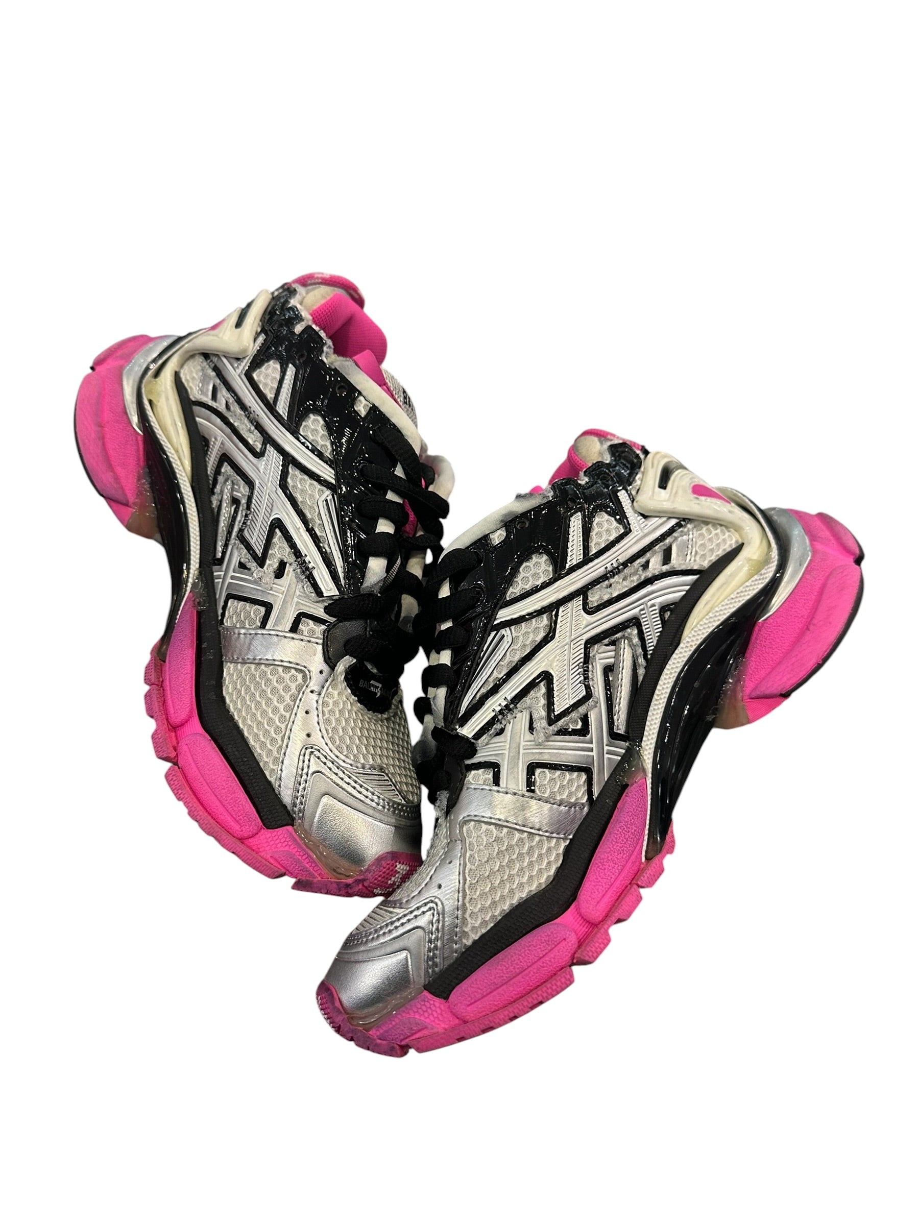 Balenciaga Runner Sneaker Pink/Silver