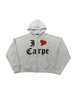 Carpe Diem ‘I Heart Carpe’ Zip Up Grey