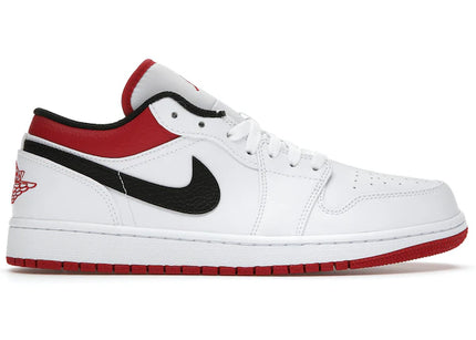 Jordan 1 Low White University Red Black