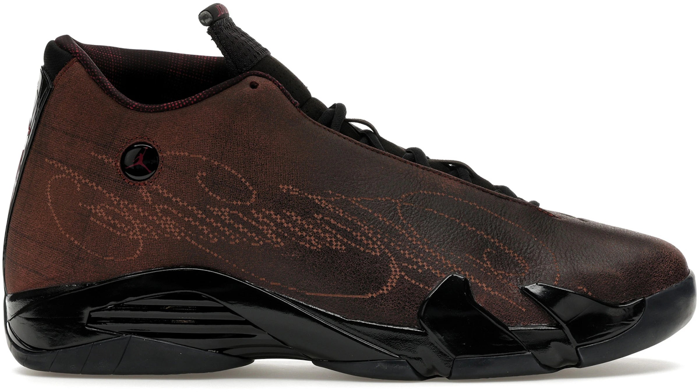Jordan 14 Retro Mowalola Burnt Red
