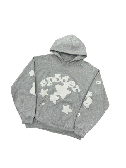 Sp5der Beluga Hoodie Heather Grey