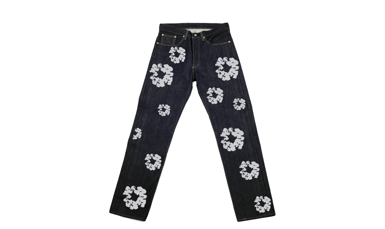 Denim Tears x Levi's Cotton Wreath Jean Indigo