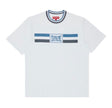 Supreme Warm Up Stripe Short Sleeve Tee White