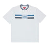 Supreme Warm Up Stripe Short Sleeve Tee White