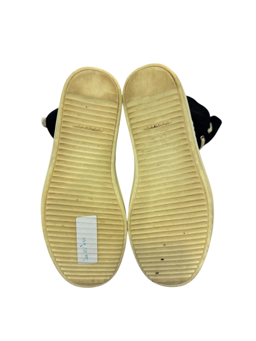 Rick Owens DrkShdw Canvas High Top (Black/Milk)