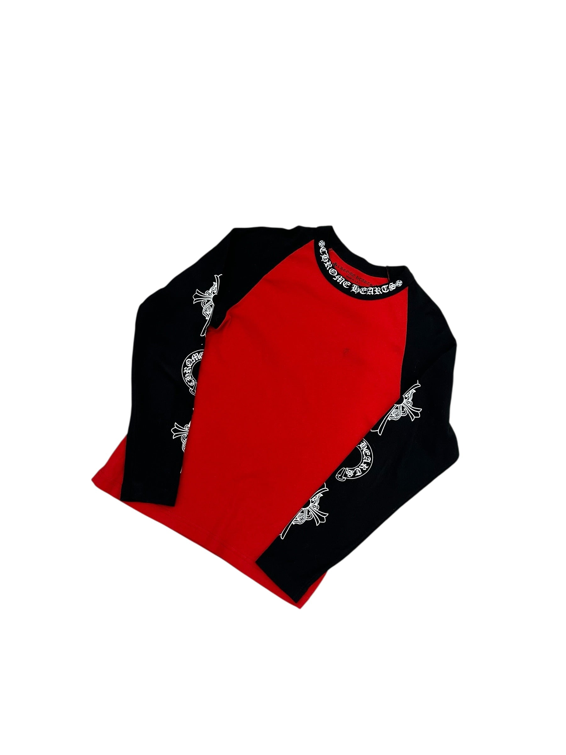 Chrome Hearts Neck Logo Baseball Long Sleeve