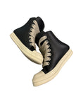 Rick Owen’s Jumbo Lace Padded Sneaks Black Milk