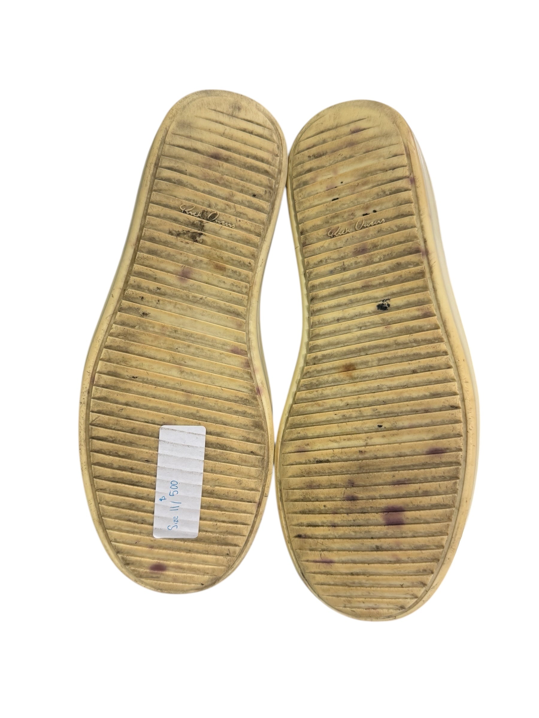 Rick Owens Vintage Low Top Leather (Black/Milk)