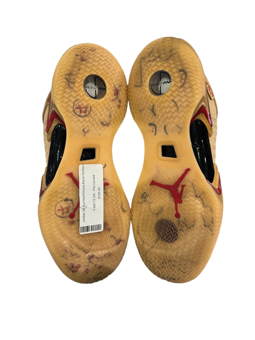 Jordan 36 Rui Hachimura Black Samurai
