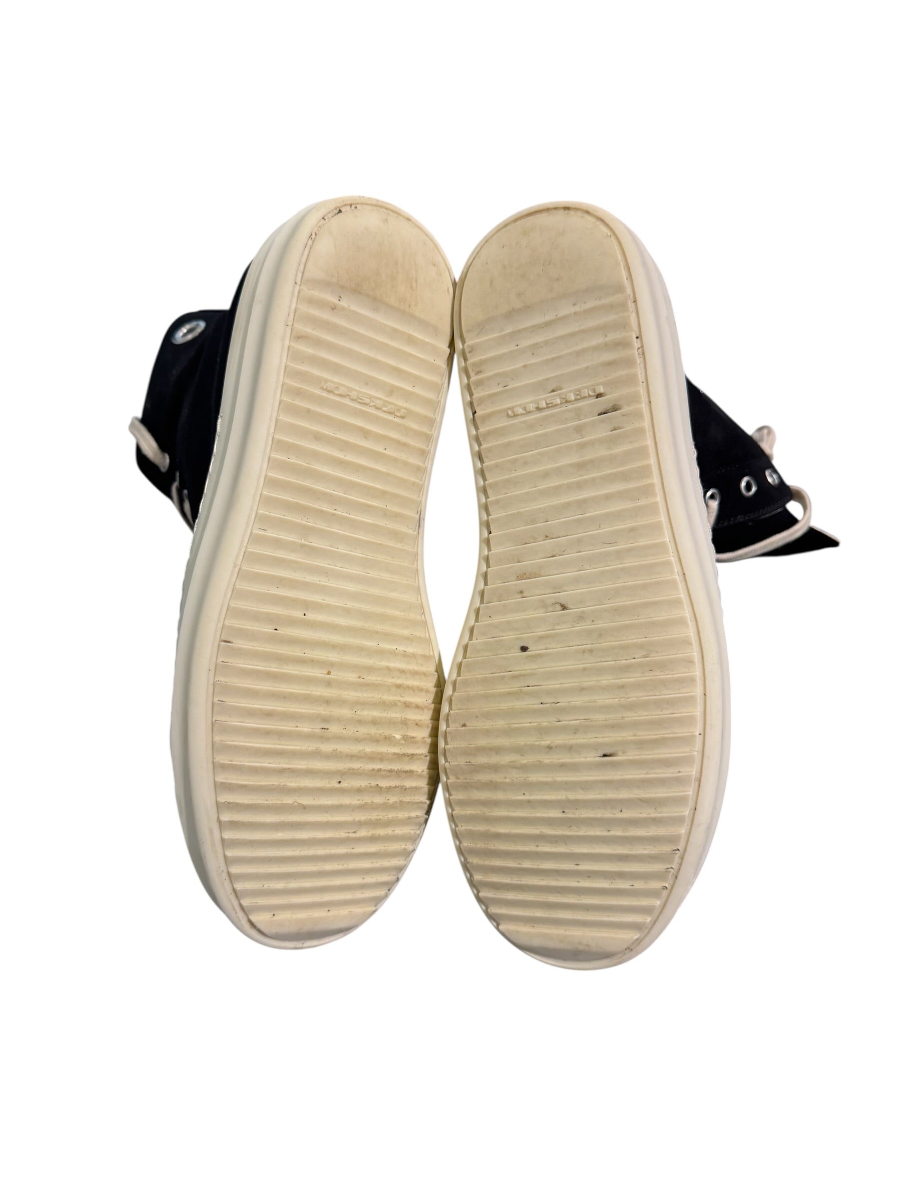 Rick Owens DRKSHDW Black Milk High Top