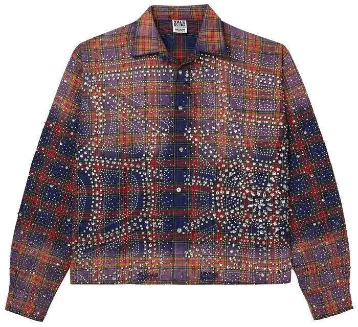 Vale Purple Fever Flannel