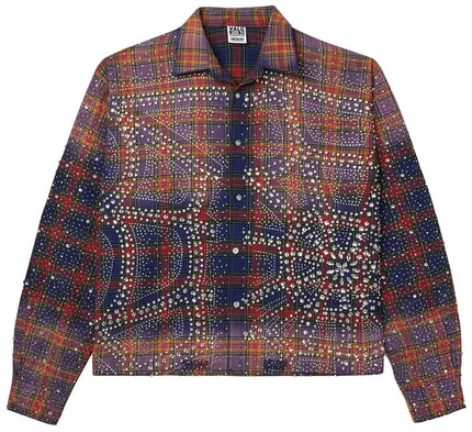 Vale Purple Fever Flannel