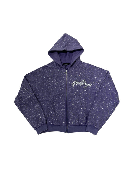 Prestige Diamond Purple Zip Up Hoodie