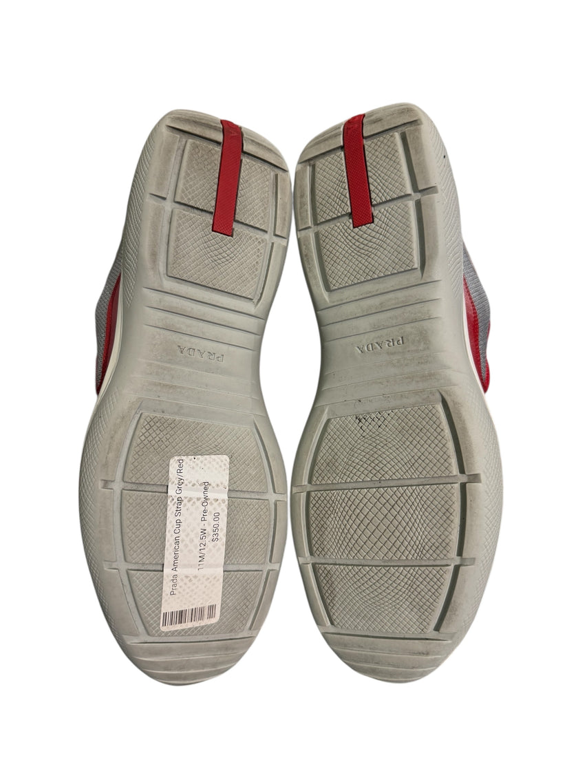Prada American Cup Strap Grey/Red