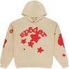 Sp5der Cream Beluga Hoodie