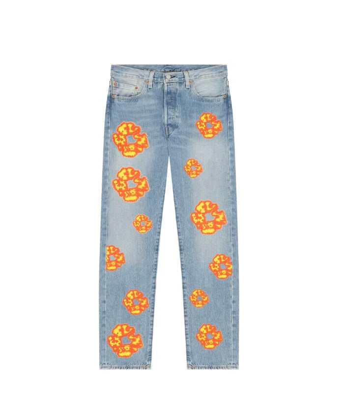 Denim Tears x Offset 501 Jeans Light Wash