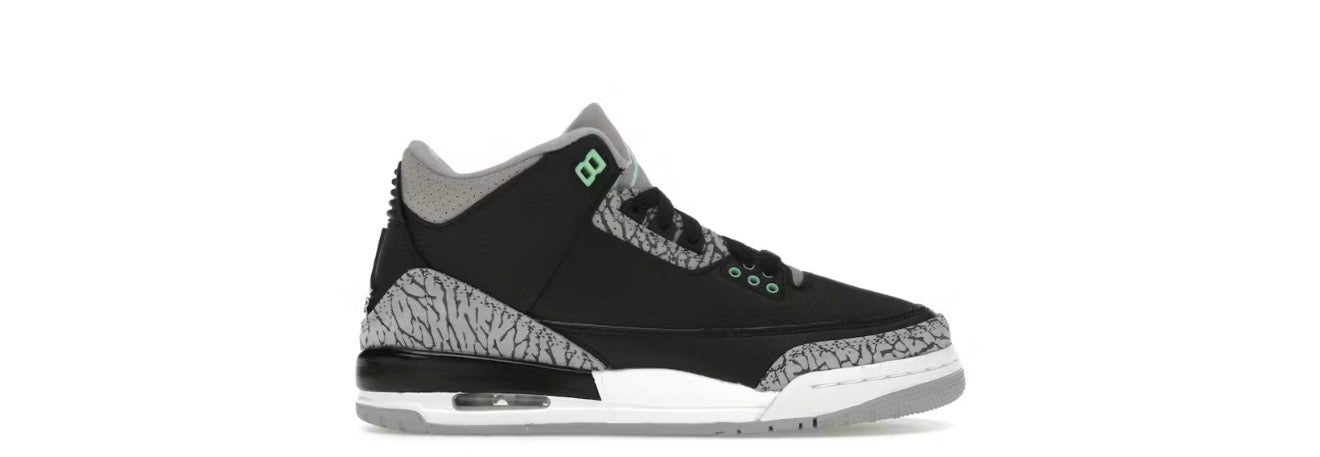 Jordan 3 Retro Green Glow GS