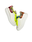 Alexander McQueen Oversized White Python Multicolor