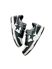 A Bathing Ape Sk8 Sta #5 Black White Grey