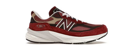 New Balance 990v6 MiUSA Teddy Santis Burgandy Tan