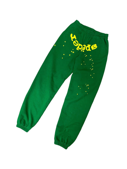 Sp5der Star OG Web V2 Sweatpant Slime Green